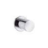 Hansgrohe Shut-off valve S for concealed installation chrome cylindrical handle 15972000