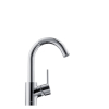 Hansgrohe Single lever basin mixer with pop-up waste set and swivel spout with 360 degrees range high outlet Talis S chrome 32070000