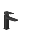 Hansgrohe Waschtischmischer 110 Metropol mattschwarz mit Push-Open Ablaufgarnitur 32507670