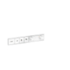 Hansgrohe Thermostat Unterputz RainSelect Fertigset 3 Verbraucher mattweiss 15381700