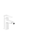 Hansgrohe Bidetmischer Metropol mattweiss mit Push-Open Ablaufgarnitur 32520700