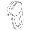 Hansgrohe Handle complete Axor Mondaro Bath / shower mixer chrome 18092000