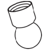 Hansgrohe Ball joint 25x427mm 97552000