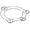 Hansgrohe Stickers for symbol 2-hole bath rim Thermostat 97791000