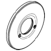 Hansgrohe Rosette Brausemischer Unterputz Export chrom 96555000