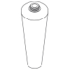 Hansgrohe Glass for lotion dispenser Axor Terrano 41929000