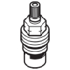 Hansgrohe Absperrobertiel Axor linksschliessend DN15 Keramik 96351000