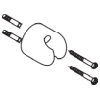 Hansgrohe Handbrausenhalter Pharo B-Paneel 96532000