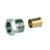 Resideo Honeywell Verschraubung FIG Cu-, Stahlrohr, G 1/2 IG, 10mm FIG1/2CS10