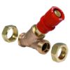 Resideo Honeywell Strangabsperrventil Kombi-3-Plus Rotguss AG DN 10 V5000X0010  V5000X0010