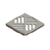 Kessel Schlitzrost KE27154 aus Edelstahl  1.4301, 138x138 27154