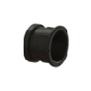 Kessel Zulaufstutzen DN 100 KE39100 ABS, mit Dichtung und Gewindering 39100