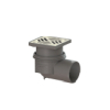 Kessel Ablauf Practicus KE45110.11 DN100 seitl., Rost Edelstahl  138x138 45110.11