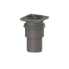 Kessel Ablauf Practicus KE45210.40 DN100 senkr., Rost schwarz 138x138 45210.40