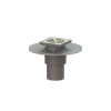 Kessel Ablauf Practicus KE45218.11 DN100 senkr. m. Klebefl., Rahmen Edelstahl  45218.11