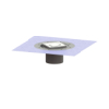 Kessel Duennbettaufsatz KE48621 Designrost Spot,120x120,Lock&Lift 48621