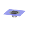 Kessel Duennbettaufsatz KE48965 Gitterrost,138x138,Rahmen VA 48965