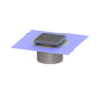 Kessel Duennbettaufsatz KE48969 Gitterrost 150 x 150 Edelstahl  48969