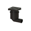 Kessel Hofablauf Ecoguss KE67923B System 200, DN100, seitlich, eckig 67923B