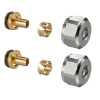 Oventrop Compression ring fitting Screw connection Ofix K for male thread 3/4 12x1.1mm 2-fold for plastic pipe 1016883