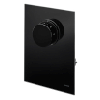 Oventrop Abdeckung mit Thermostat Echtglas schwarz, fr Unibox T-RTL 1022778