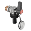Oventrop KFE-Kugelhahn Optiflex  fr Solar, DN 15, Eck, vernickelt 1033672