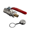 Oventrop Ms-Ball Valve with Hose connection DN15 1/2  female thread PN16 Temperature from -20 up to 120 C 1036154