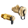 Oventrop Set 3 = 1 Messventil u. 1 F+E - Kugelhahn f.Hydrocontrol,classic-Technik 1060381