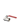 Oventrop Ball Valve Optibal lever handle DN40 G1 1/2 female thread PN16 brass 1076012