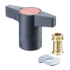 Oventrop Conversion set plastic lever handle 3/4 and 1 1076072