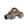 Oventrop HK-Verschraubung Combi 3  DN10  3/8 , PN10,Eck, Rg/Ms, vernickelt 1090361
