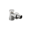 Oventrop HK-Verschraubung Combi 2  DN15  1/2 , PN10, Eck, Ms, vernickelt 1091062