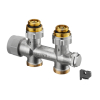 Oventrop-Anschlussarmatur  Multiblock T  Dg, Rp 1/2 AG mit  QV  Ventileinsatz 1184073