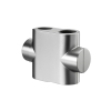 Oventrop Design Abdeckung fr  Multiblock T ,Durchgangsform, anthrazit 1184088