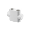 Oventrop Design Abdeckung fr  Multiblock T ,Durchgangsform, wei 1184095