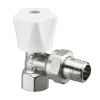 Oventrop Handreguliervent. Baureihe HR  DN20 3/4 ,PN10, Eck, Handrad wei 1190506