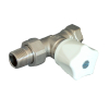 Oventrop Hand control Valve HR DN15 1/2  PN10 pass Hand wheel white 1190604