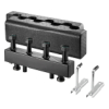 Oventrop Verteilerbalken fr Regumat  DN25  fr 4 Heizkreise, Stahl 1351584