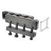 Oventrop Distributor for Regumat DN25 for 3 heating circuits steel Compact 1351783