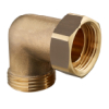 Oventrop Connection angle for boiler pipe work G1 male thread x G1 M 1359062