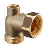 Oventrop Connection angle for boiler pipe work G1 M  x G1 male thread x G3/8 female thread 1359064