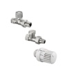 Oventrop Thermostatventil-Set, DN10 Durchgang, mit  Uni LH, AQ, Combi 2  1703163