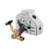 Oventrop Strangreg.-Ventil Aquastrom C  DN15  beidseitig AG, mit Isolierung 4207104
