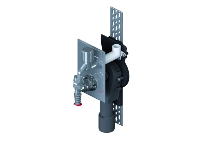 DALLMER Wandeinbau-Waschgeräte-Siphon 406 senkr., lang, DN 40/DN 50 130730
