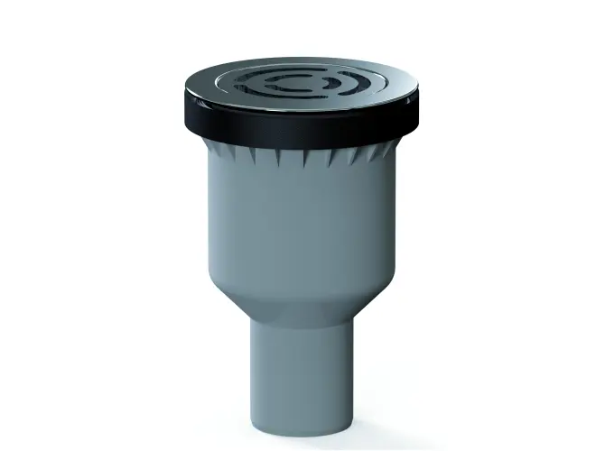 DALLMER Duschwannenablauf ORIO V  Select, Edelstahl matt, DN 50 161321