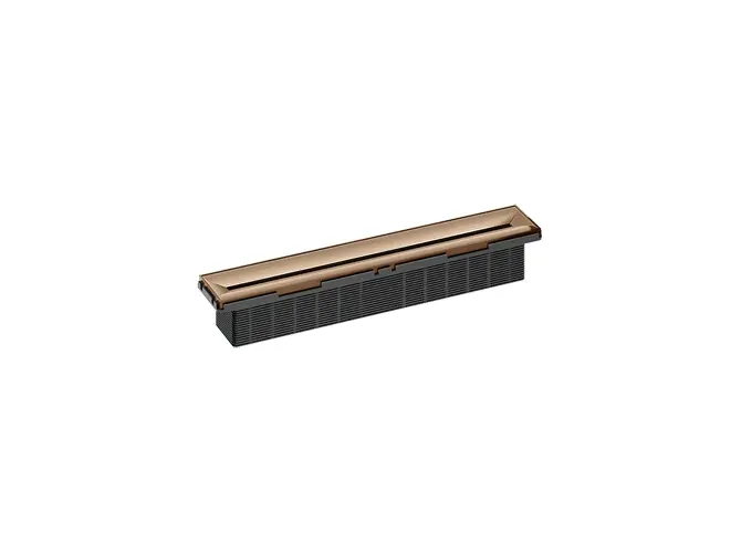 DALLMER Duschrinne Zentrix rotgold matt, 300 x 50 mm 511348