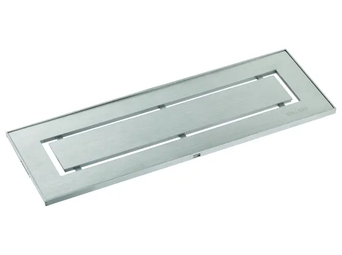 DALLMER Duschrinne CeraNiveau Edelstahl matt, 300 x 100 mm 511362