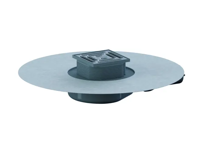 DALLMER Bodenablauf DallDrain Pure Plan  OM, DN 40, 100 x 100 mm 517586
