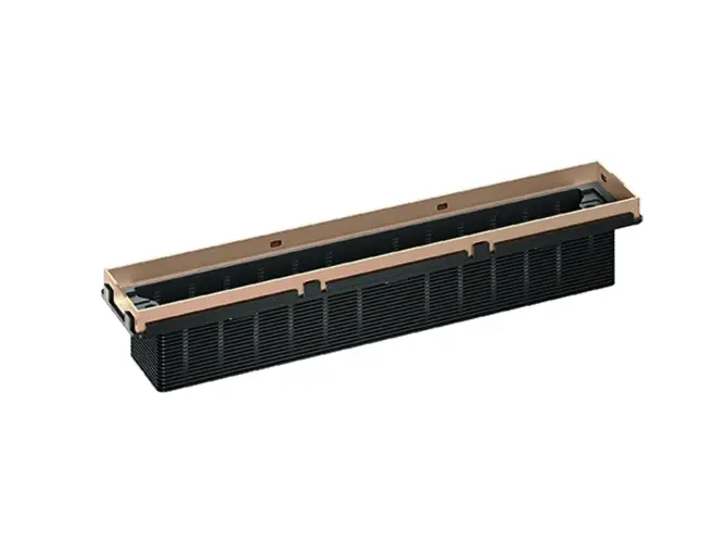 DALLMER Duschrinne CeraFrame Individual  rotgold matt, 300 x 50 mm 537355
