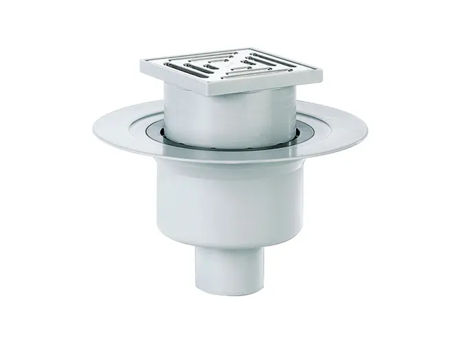 Dallmer Bodenablauf 61 HT/KE DN 50 und DN 70 - 150 x 150 mm 611253